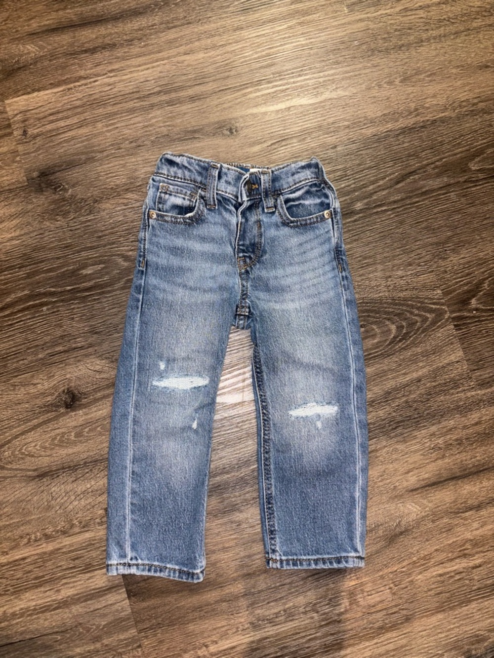 Old Navy Light Blue Distressed Kids Jeans